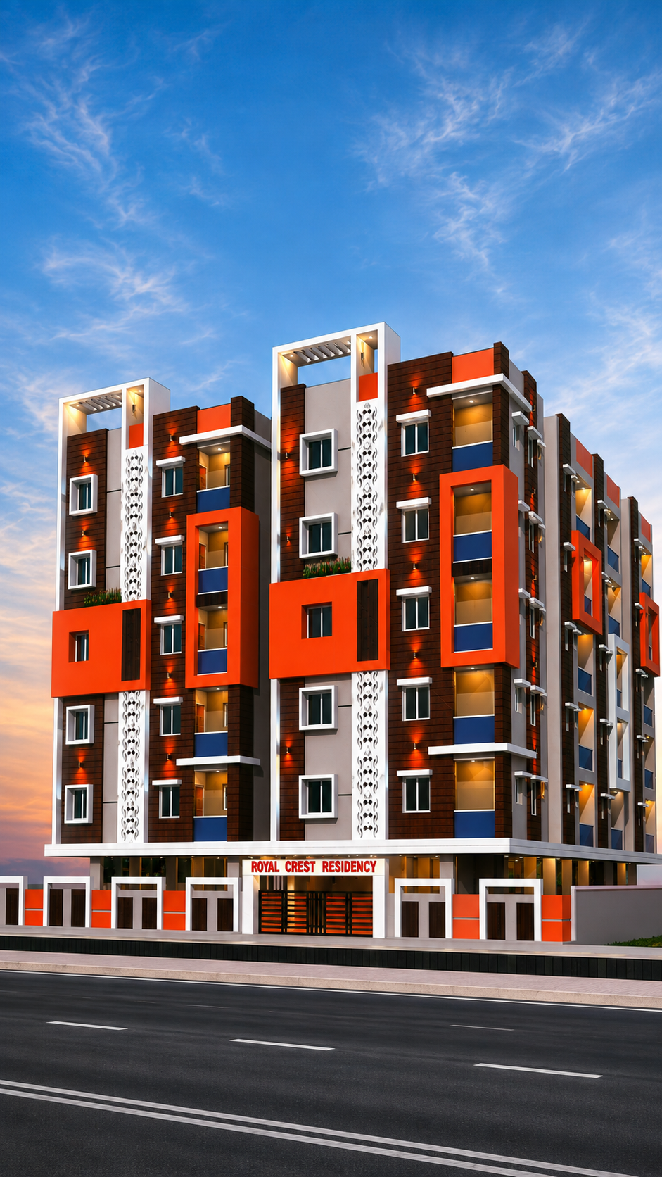 Royal Crest Residency Elevation